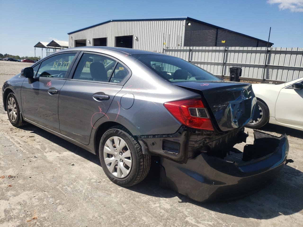 Photo 3 from auction – 2012 HONDA CIVIC LX with VIN 2HGFB2F56CH306379