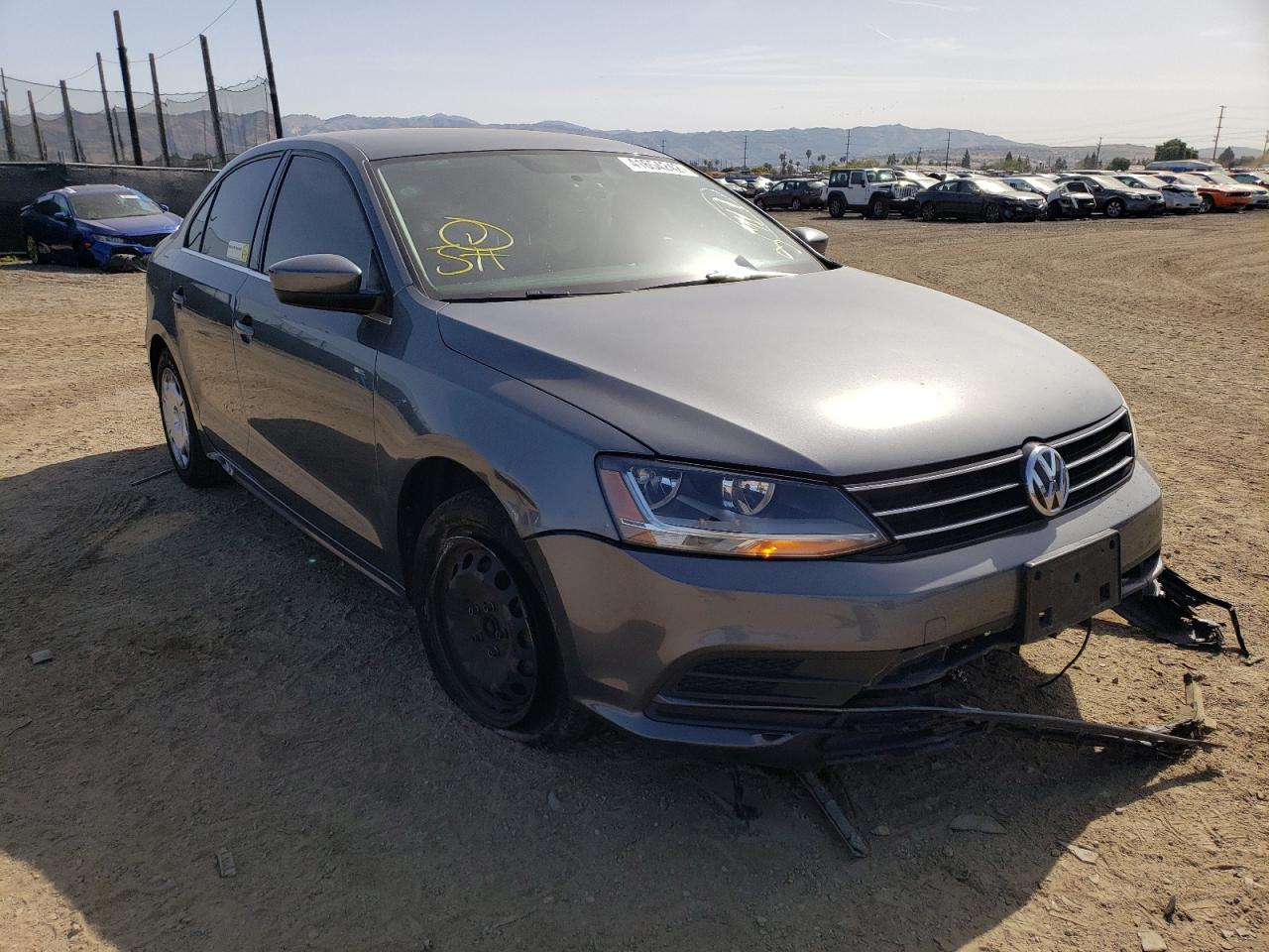 VOLKSWAGEN JETTA S 2017 with VIN 3VW2B7AJXHM357498 - Photo from auction