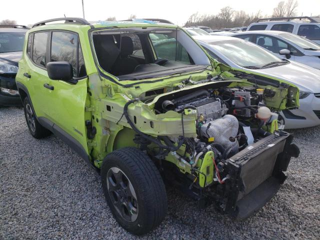 JEEP RENEGADE S 2017 with VIN ZACCJBAB7HPF77538 - Photo from auction