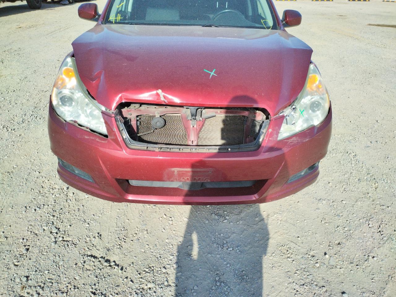 Photo 9 from auction – 2010 SUBARU LEGACY 2.5 with VIN 4S3BMBG69A3229456