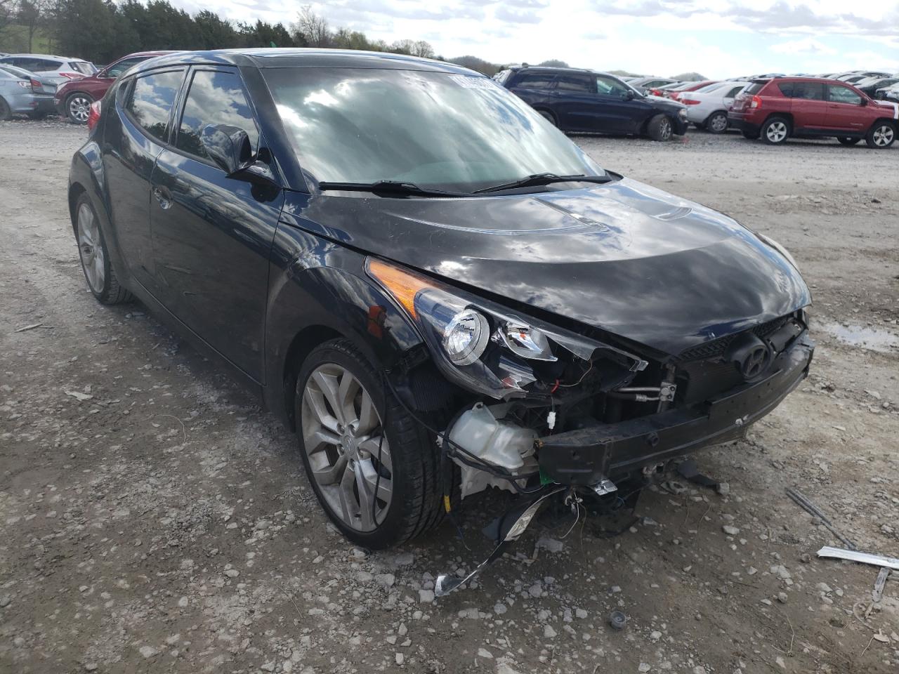 HYUNDAI VELOSTER 2013 with VIN KMHTC6AD7DU149816 - Photo from auction