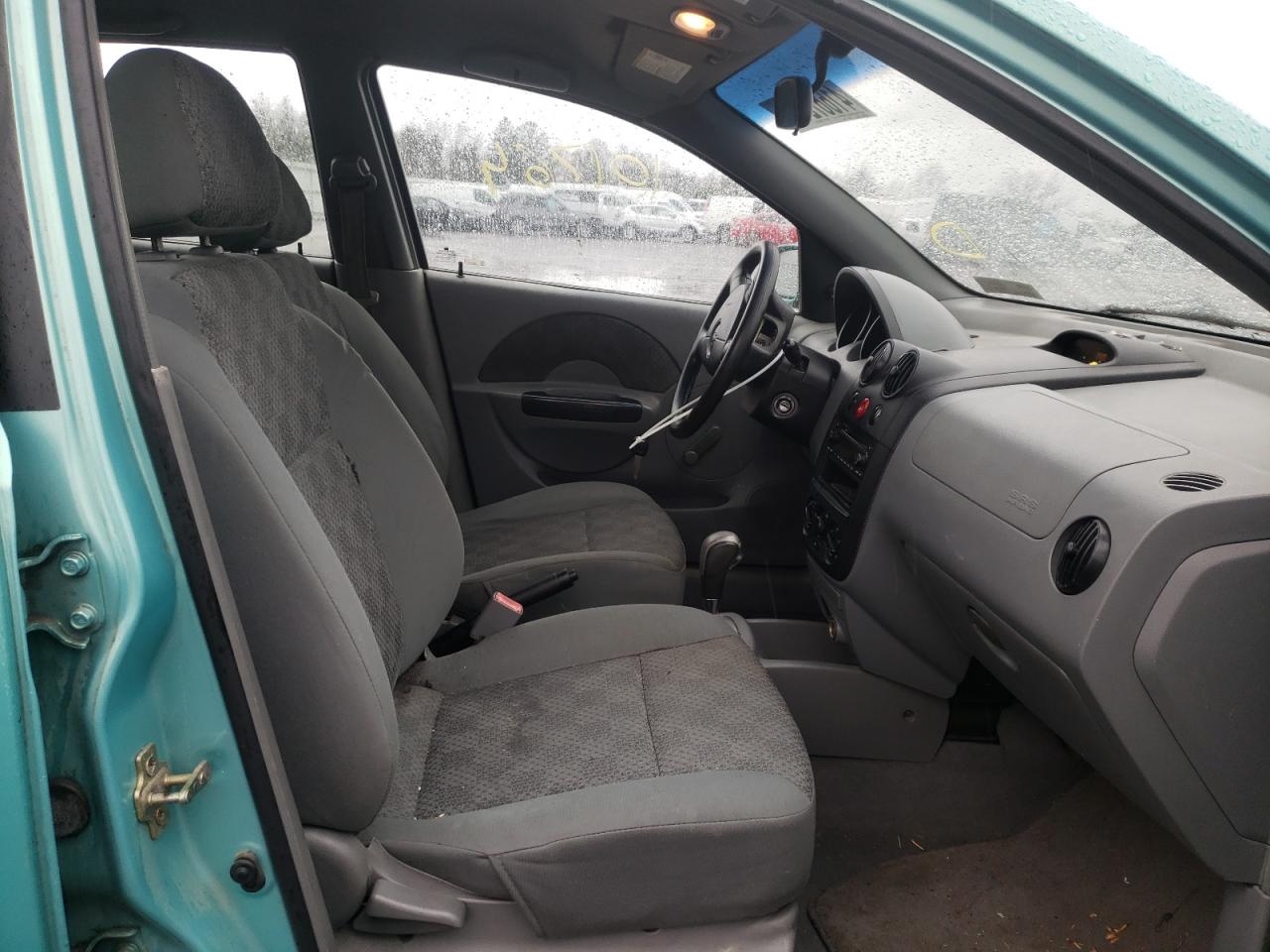 Photo 5 from auction – 2005 CHEVROLET AVEO BASE with VIN KL1TD62615B362993