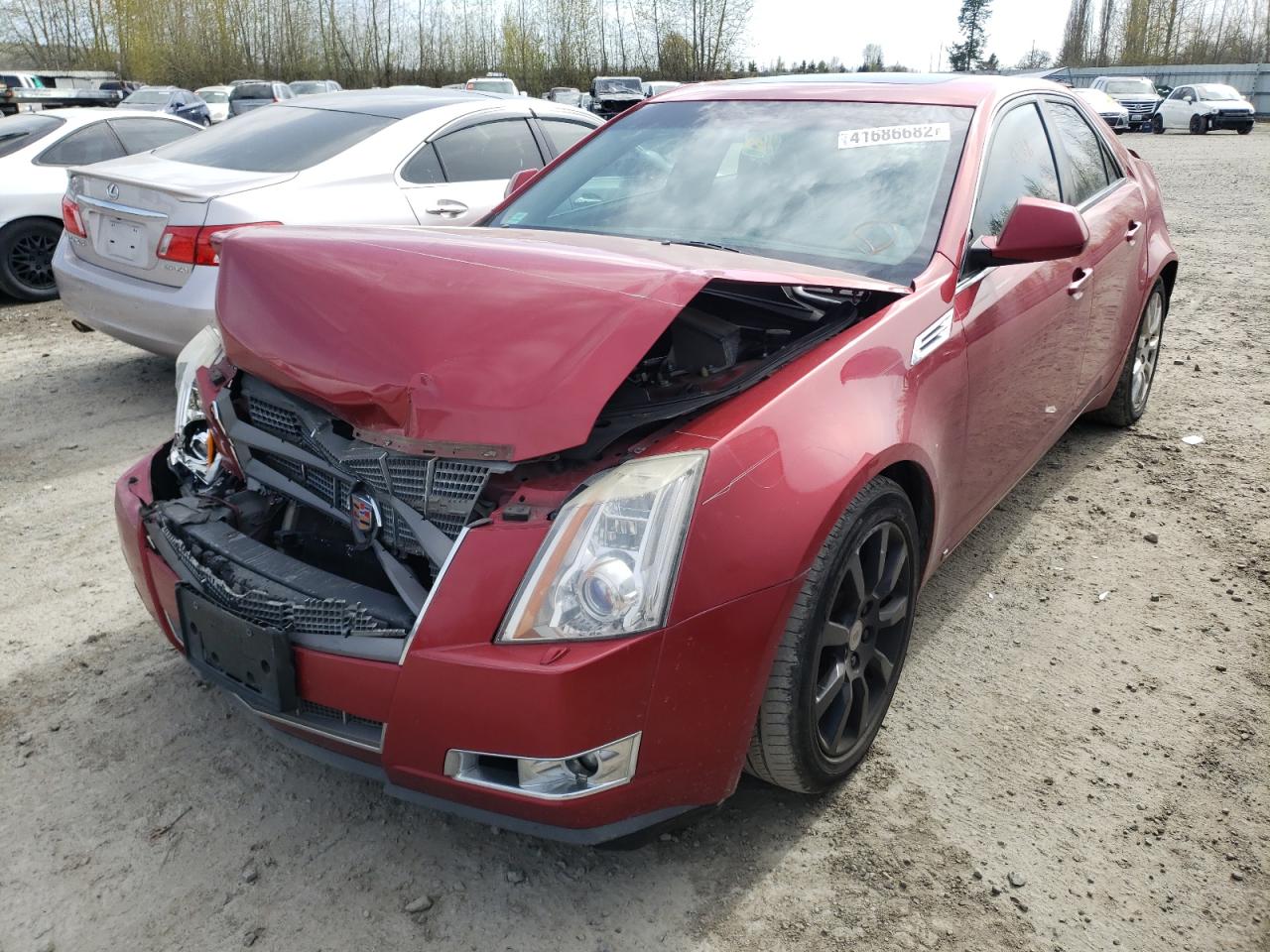 Photo 2 from auction – 2008 CADILLAC CTS HI FEA with VIN 1G6DP57V280112972