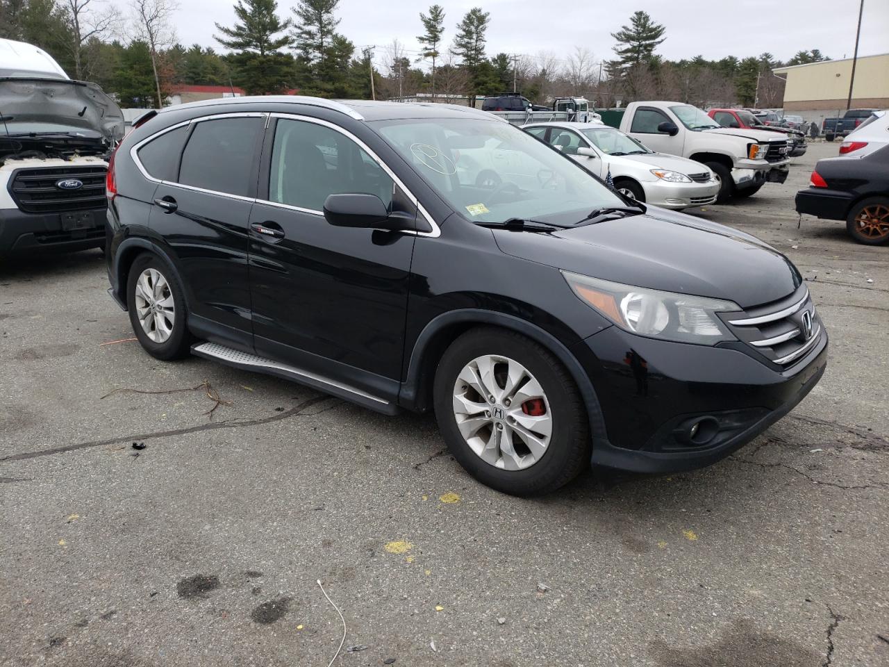 HONDA CR-V EXL 2012 with VIN 2HKRM4H77CH634143 - Photo from auction