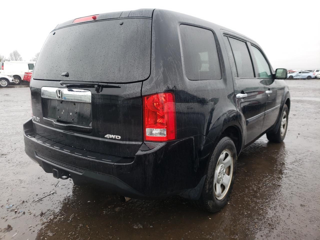 Photo 4 from auction – 2014 HONDA PILOT LX with VIN 5FNYF4H2XEB048340