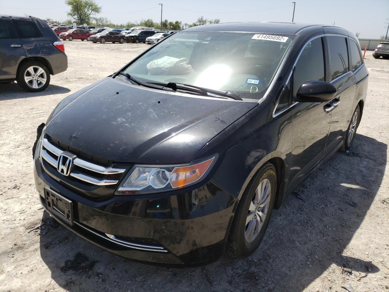Photo 2 from auction – 2016 HONDA ODYSSEY EX with VIN 5FNRL5H60GB045973