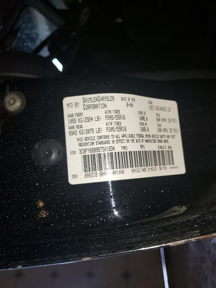 Photo 10 from auction – 2005 CHRYSLER PT CRUISER with VIN 3C8FY68895T501834