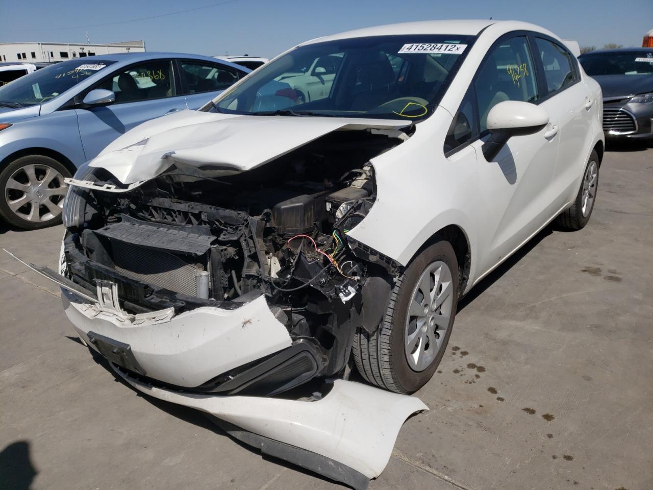 Photo 2 from auction – 2014 KIA RIO LX with VIN KNADM4A33E6373802