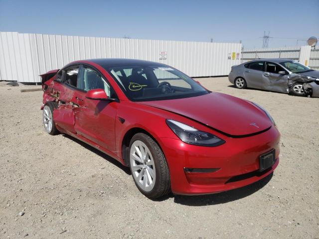 TESLA MODEL 3 2021 with VIN 5YJ3E1EA2MF017900 - Photo from auction