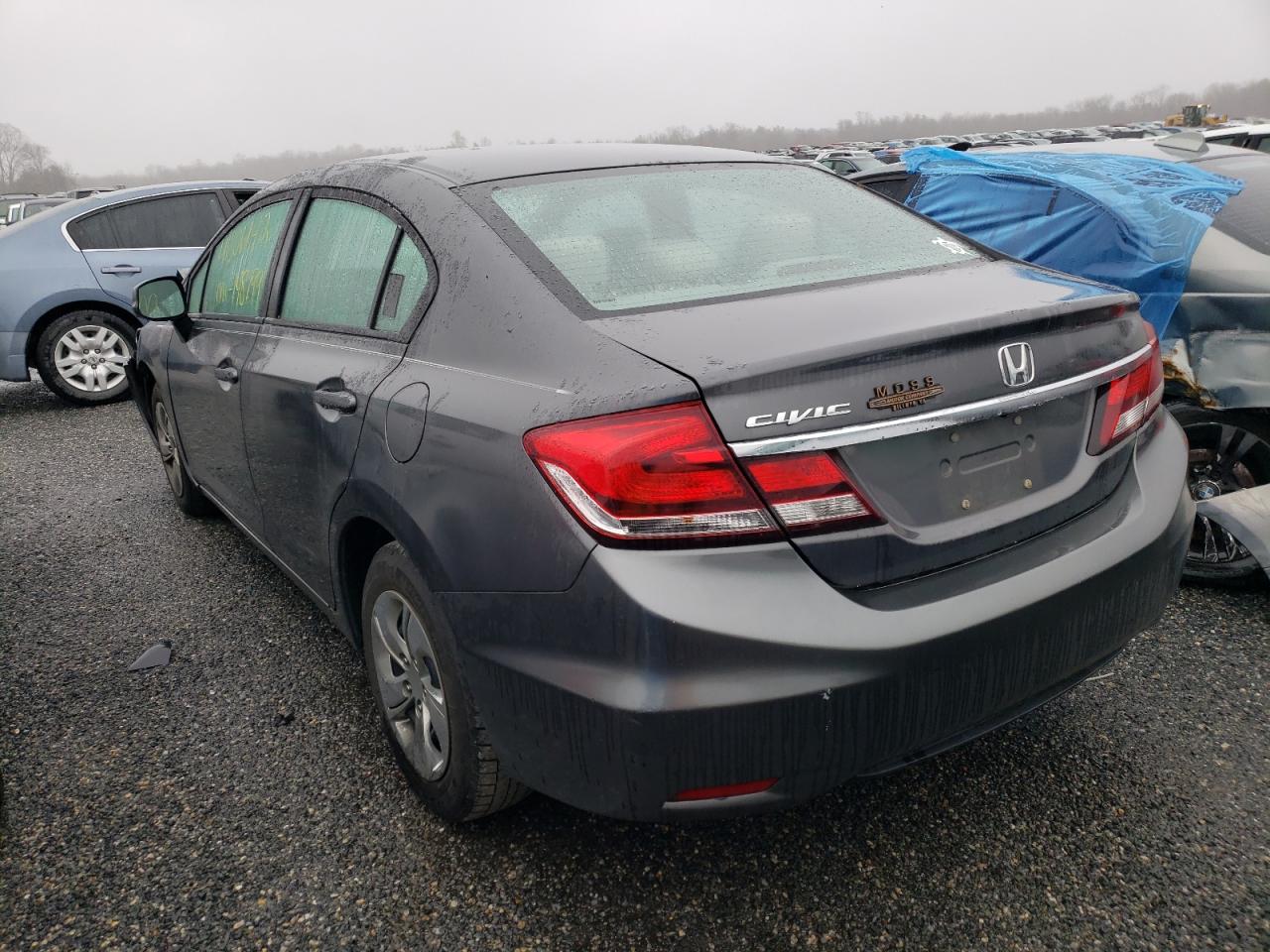Photo 3 from auction – 2013 HONDA CIVIC LX with VIN 2HGFB2F58DH557437