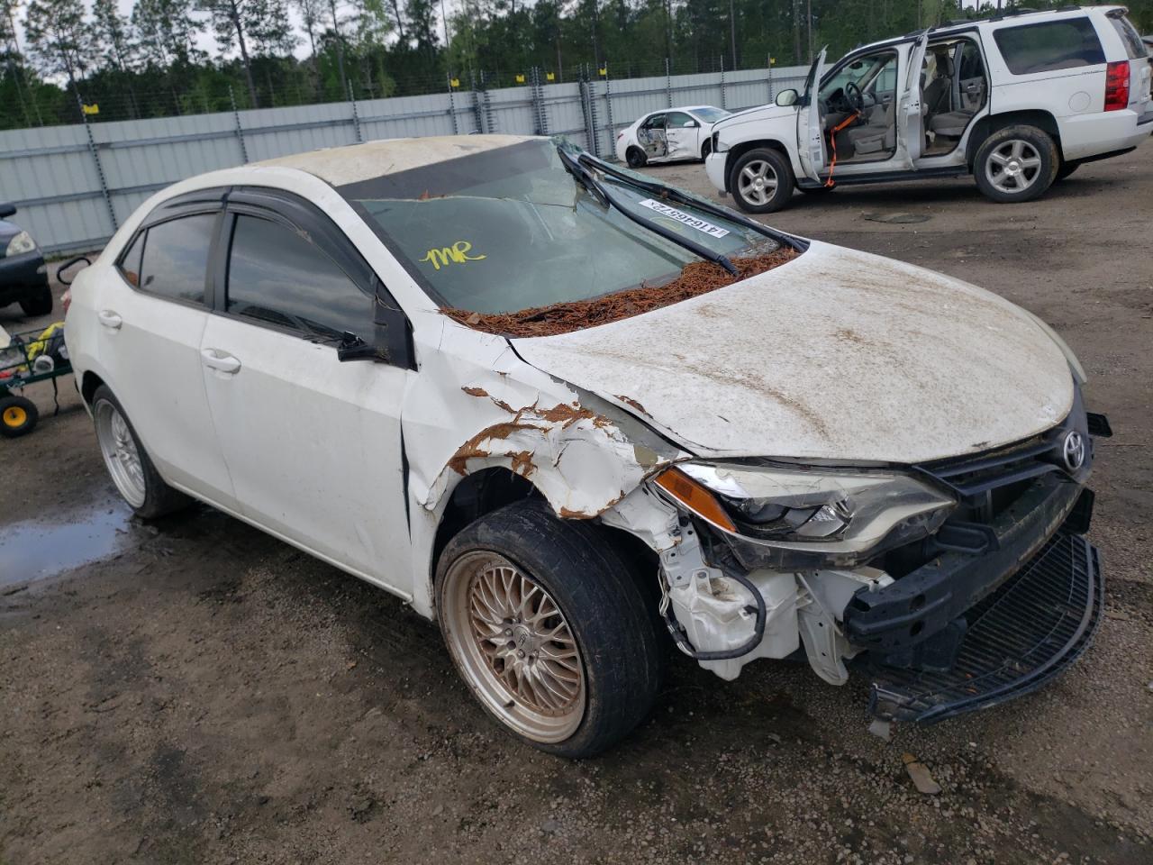 TOYOTA COROLLA L 2014 with VIN 5YFBURHE2EP144664 - Photo from auction