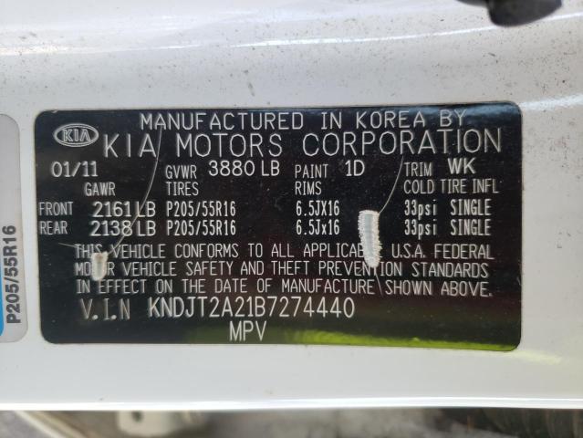 Photo 10 from auction – 2011 KIA SOUL + with VIN KNDJT2A21B7274440