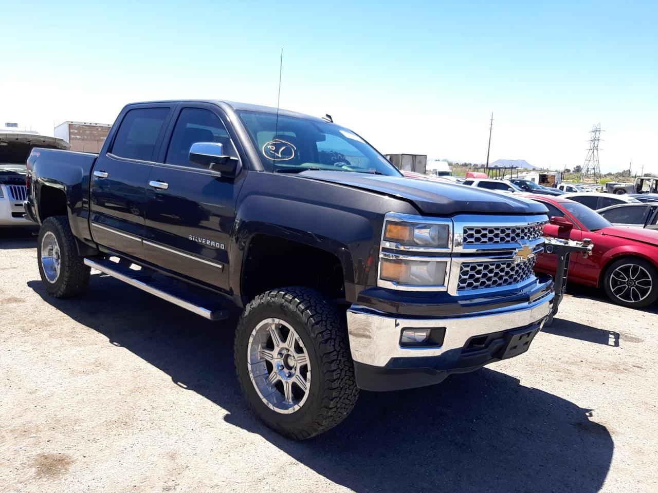 CHEVROLET SILVERADO 2014 with VIN 3GCUKREC3EG255490 - Photo from auction
