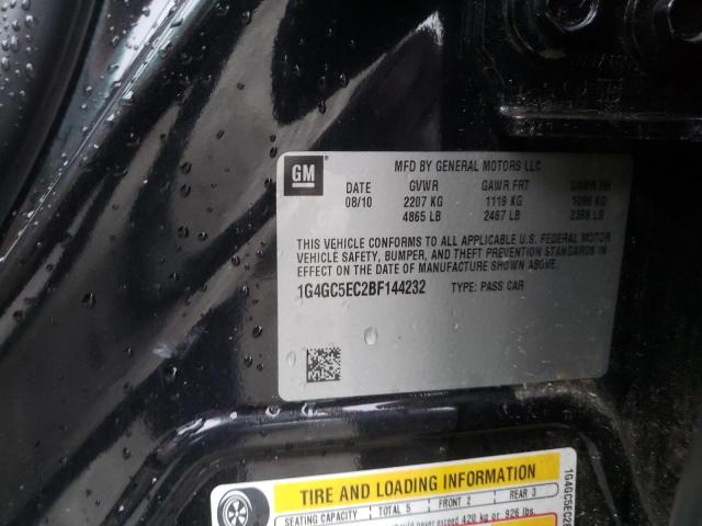 Photo 10 from auction – 2011 BUICK LACROSSE C with VIN 1G4GC5EC2BF144232