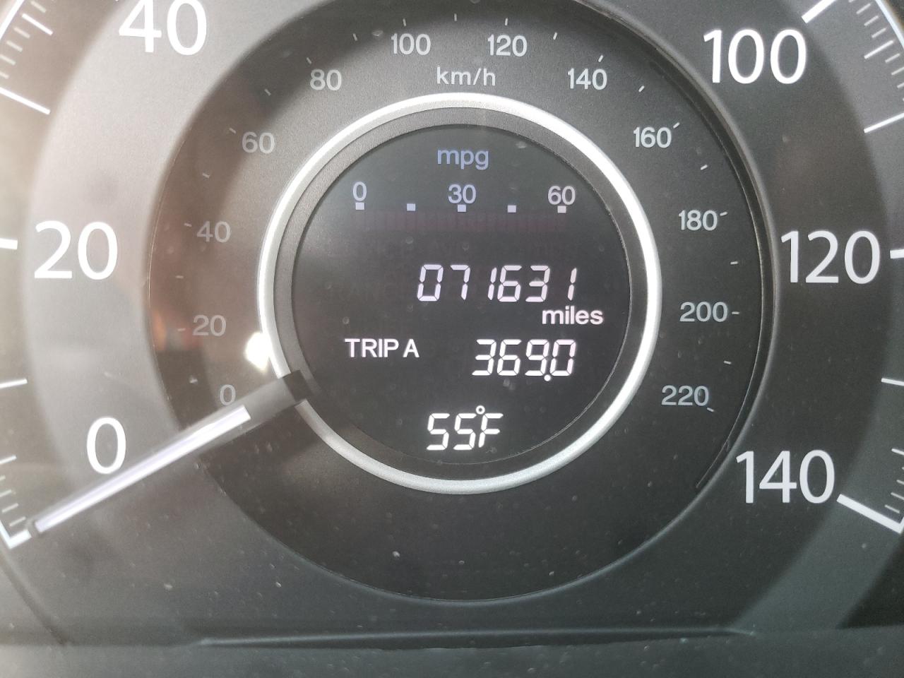 Photo 8 from auction – 2014 HONDA CR-V with VIN 5J6RM3H76EL035530