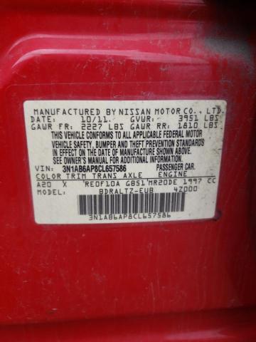 Photo 10 from auction – 2012 NISSAN SENTRA 2.0 with VIN 3N1AB6AP8CL657586