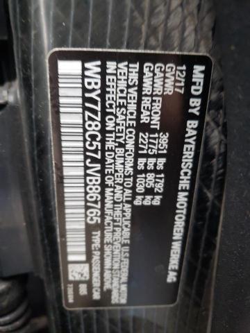 Photo 10 from auction – 2018 BMW I3 S REX with VIN WBY7Z8C57JVB86765