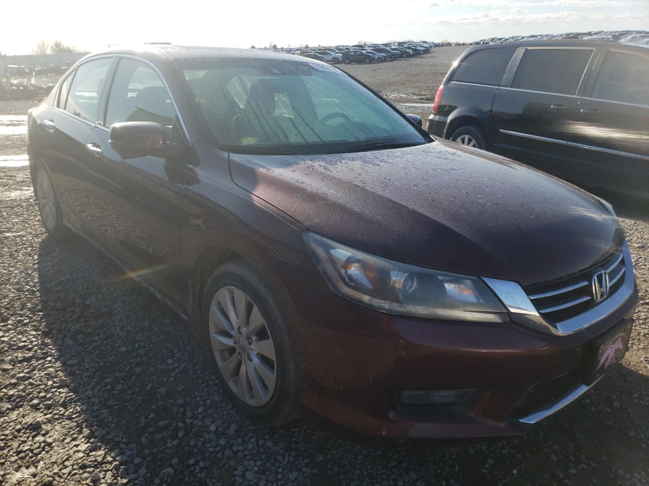 HONDA ACCORD EXL 2014 with VIN 1HGCR3F83EA024720 - Photo from auction