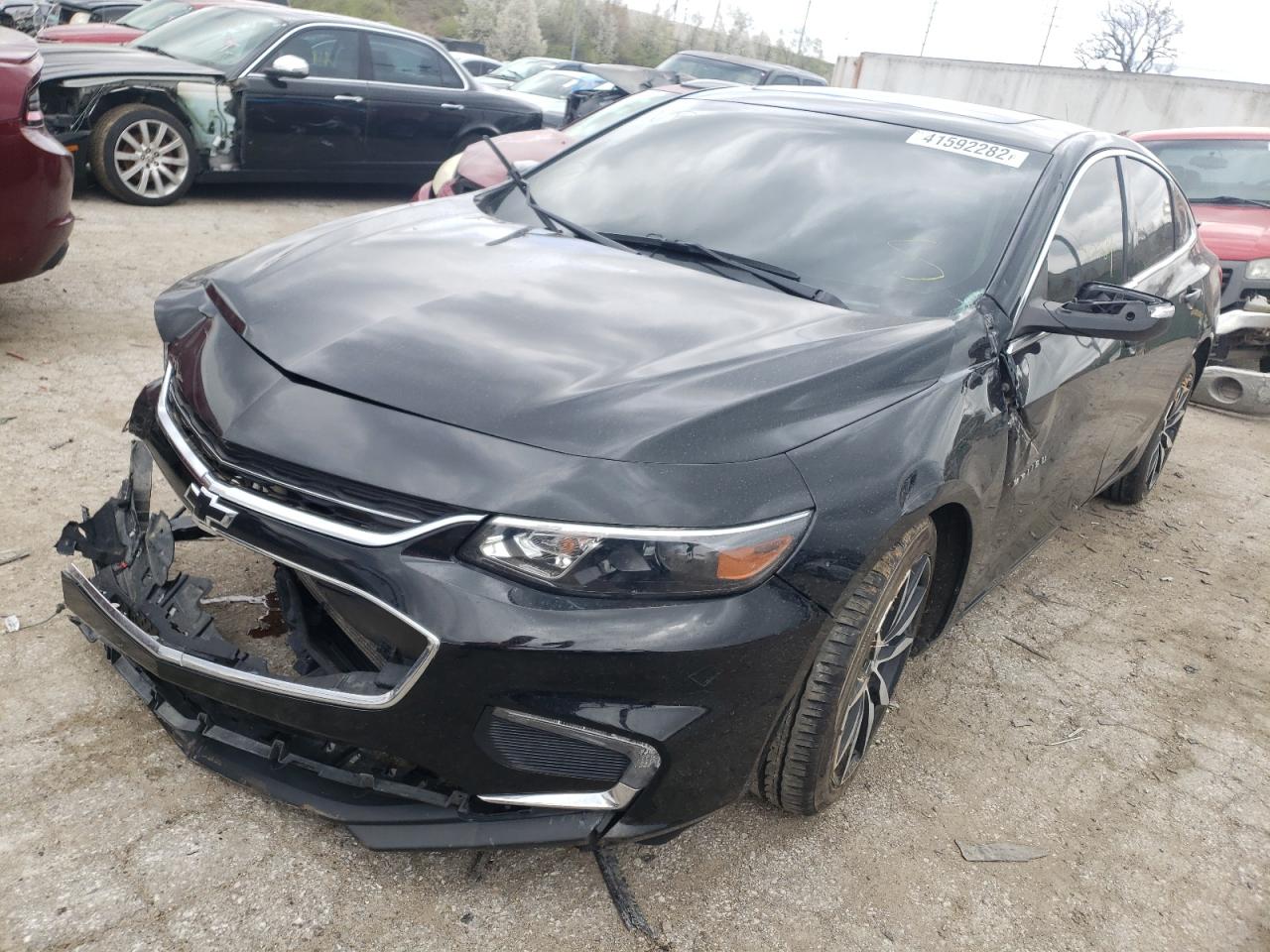 Photo 2 from auction – 2018 CHEVROLET MALIBU LT with VIN 1G1ZD5ST3JF164298