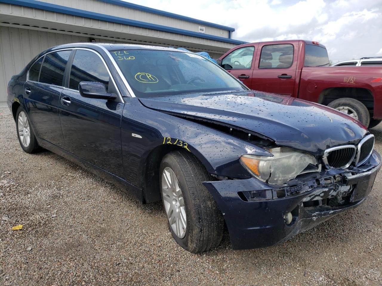 BMW 750 2006 with VIN WBAHN83576DT59001 - Photo from auction