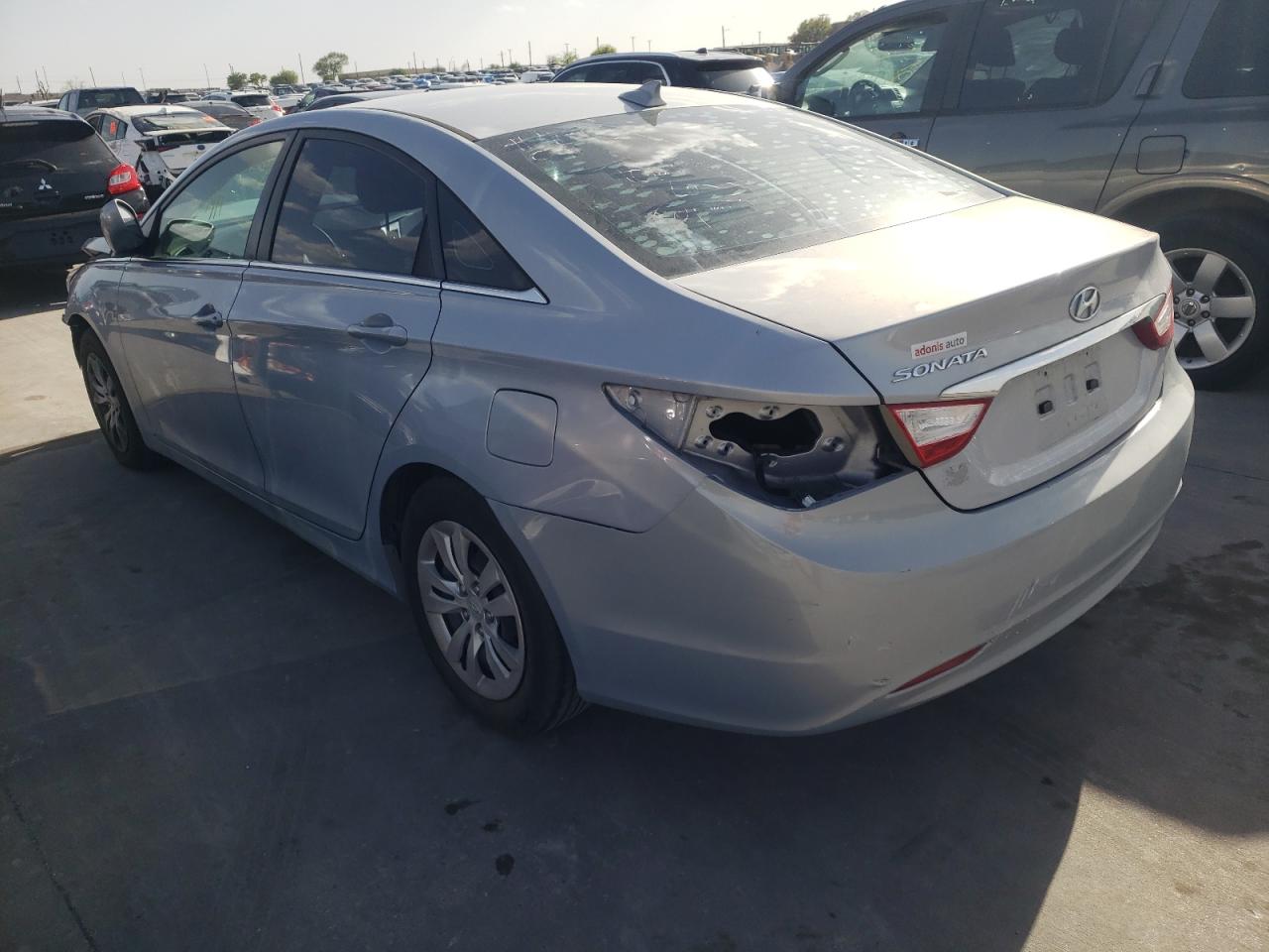 Photo 3 from auction – 2012 HYUNDAI SONATA GLS with VIN 5NPEB4AC5CH403933