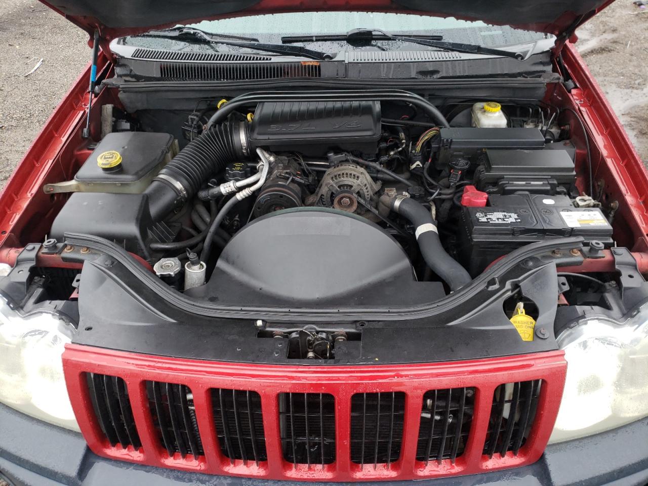 Photo 7 from auction – 2005 JEEP GRAND CHER with VIN 1J4GR48K95C541470