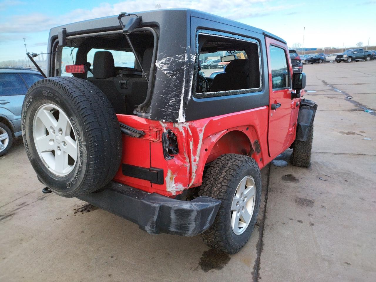 Photo 4 from auction – 2016 JEEP WRANGLER S with VIN 1C4AJWAG2GL250610
