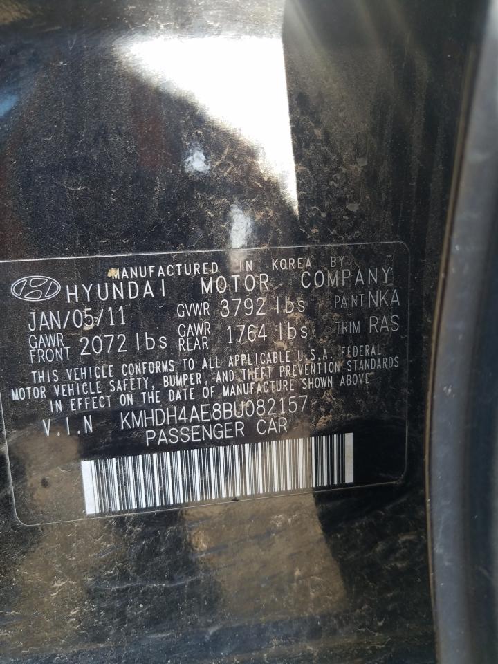 Photo 10 from auction – 2011 HYUNDAI ELANTRA GL with VIN KMHDH4AE8BU082157