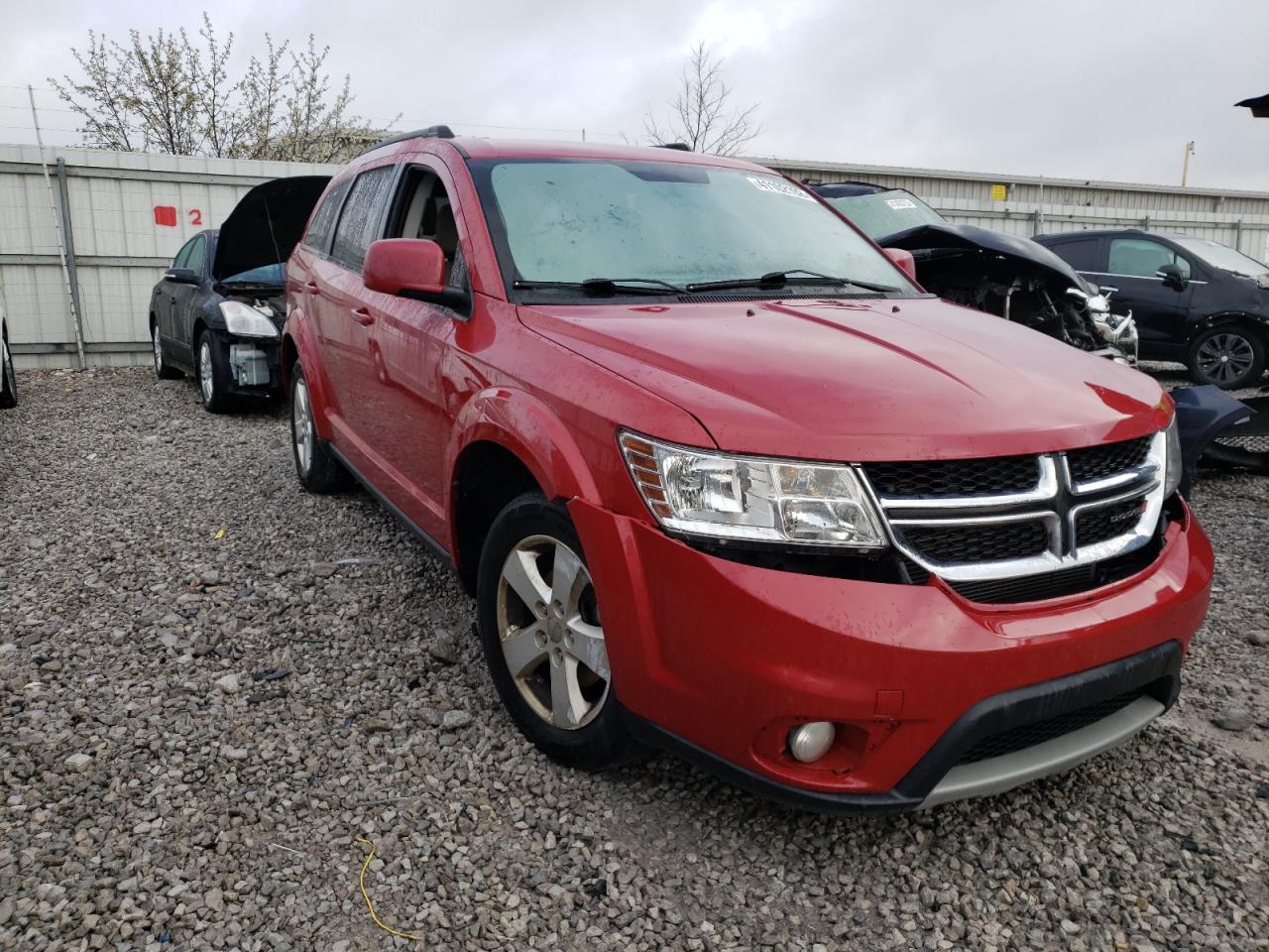 DODGE JOURNEY SX 2012 with VIN 3C4PDCBG6CT218630 - Photo from auction
