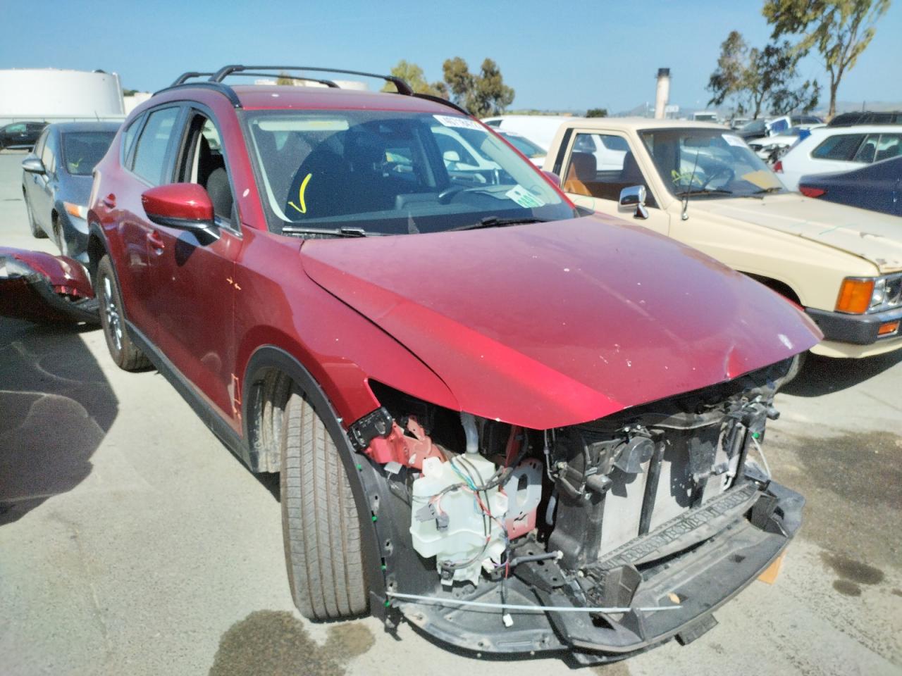 MAZDA CX-5 SPORT 2018 with VIN JM3KFBBM0J0399035 - Photo from auction