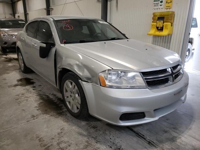 DODGE AVENGER SE 2012 with VIN 1C3CDZAB1CN102134 - Photo from auction