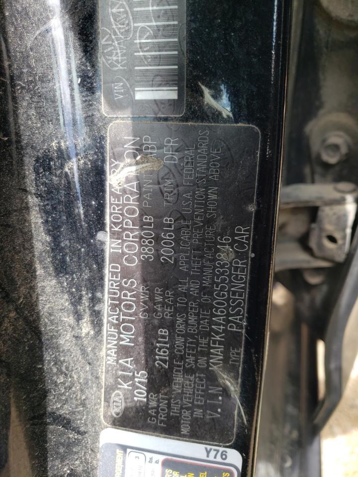 Photo 10 from auction – 2016 KIA FORTE LX with VIN KNAFK4A60G5533846