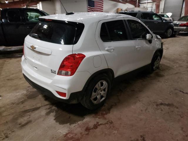 Photo 4 from auction – 2017 CHEVROLET TRAX LS with VIN 3GNCJKSB4HL266714