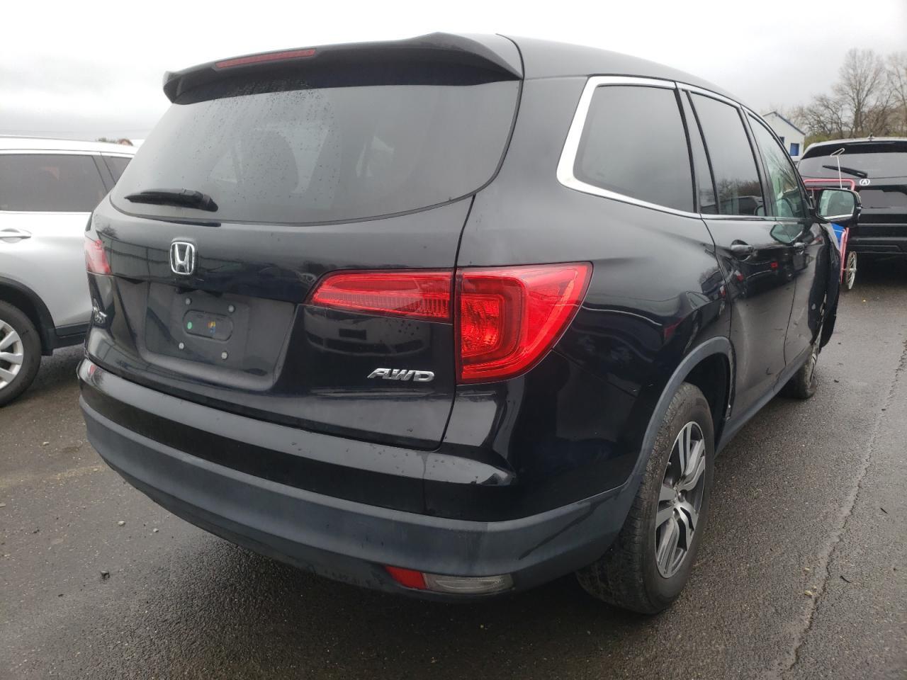 Photo 4 from auction – 2017 HONDA PILOT EXL with VIN 5FNYF6H57HB038620