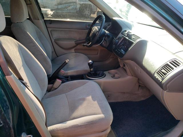 Photo 5 from auction – 2001 HONDA CIVIC LX with VIN 1HGES15591L074397