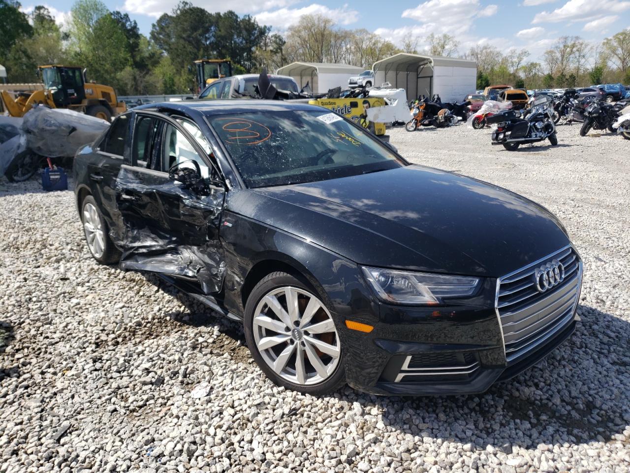 AUDI A4 PREMIUM 2018 with VIN WAUKMAF40JA223287 - Photo from auction
