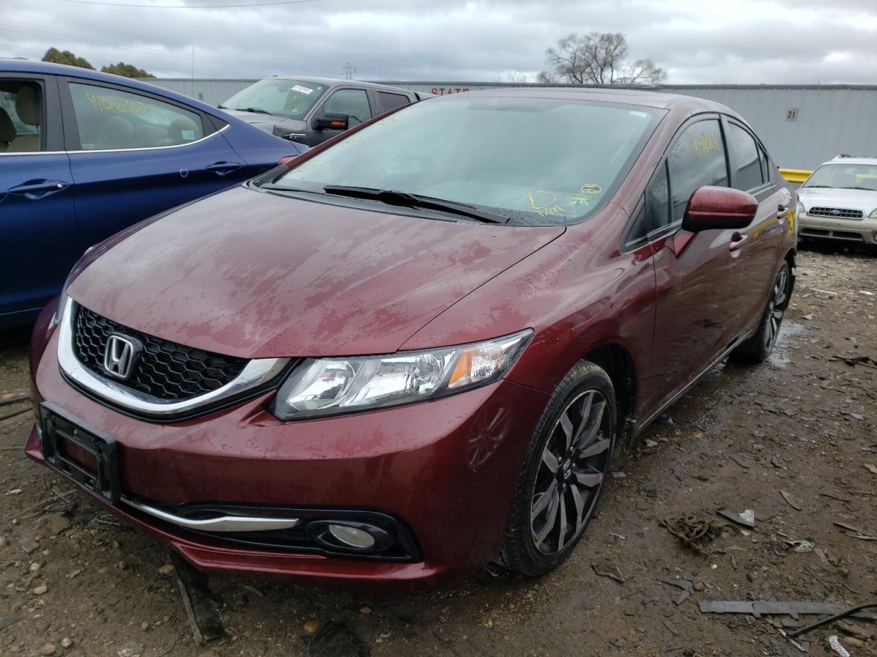 Photo 2 from auction – 2015 HONDA CIVIC EXL with VIN 19XFB2F97FE004651