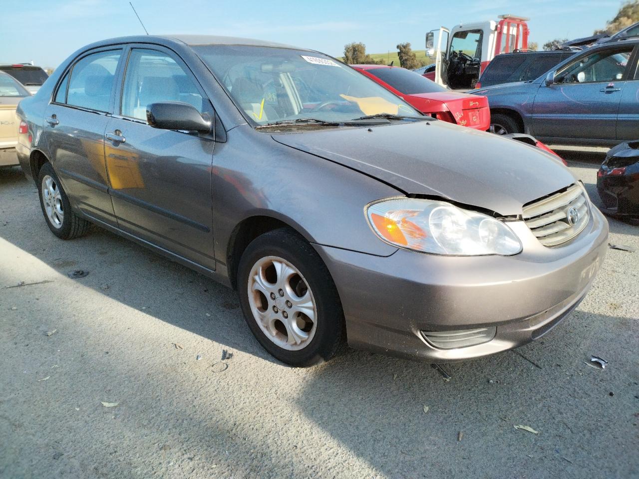 TOYOTA COROLLA CE 2003 with VIN 1NXBR32E73Z137759 - Photo from auction