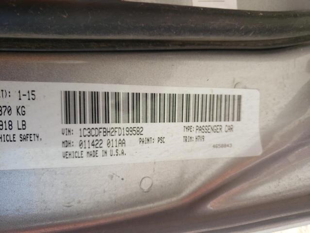 Photo 10 from auction – 2015 DODGE DART SXT with VIN 1C3CDFBH2FD199582