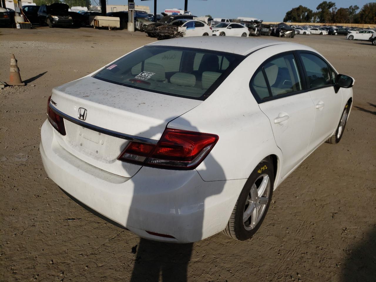 Photo 4 from auction – 2014 HONDA CIVIC LX with VIN 19XFB2F52EE257775