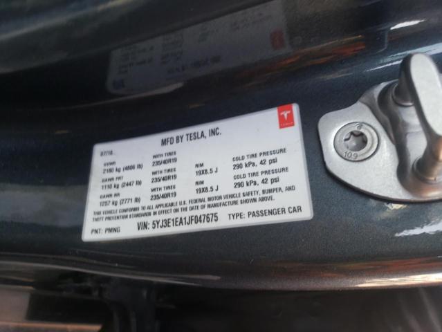 Photo 10 from auction – 2018 TESLA MODEL 3 with VIN 5YJ3E1EA1JF047675