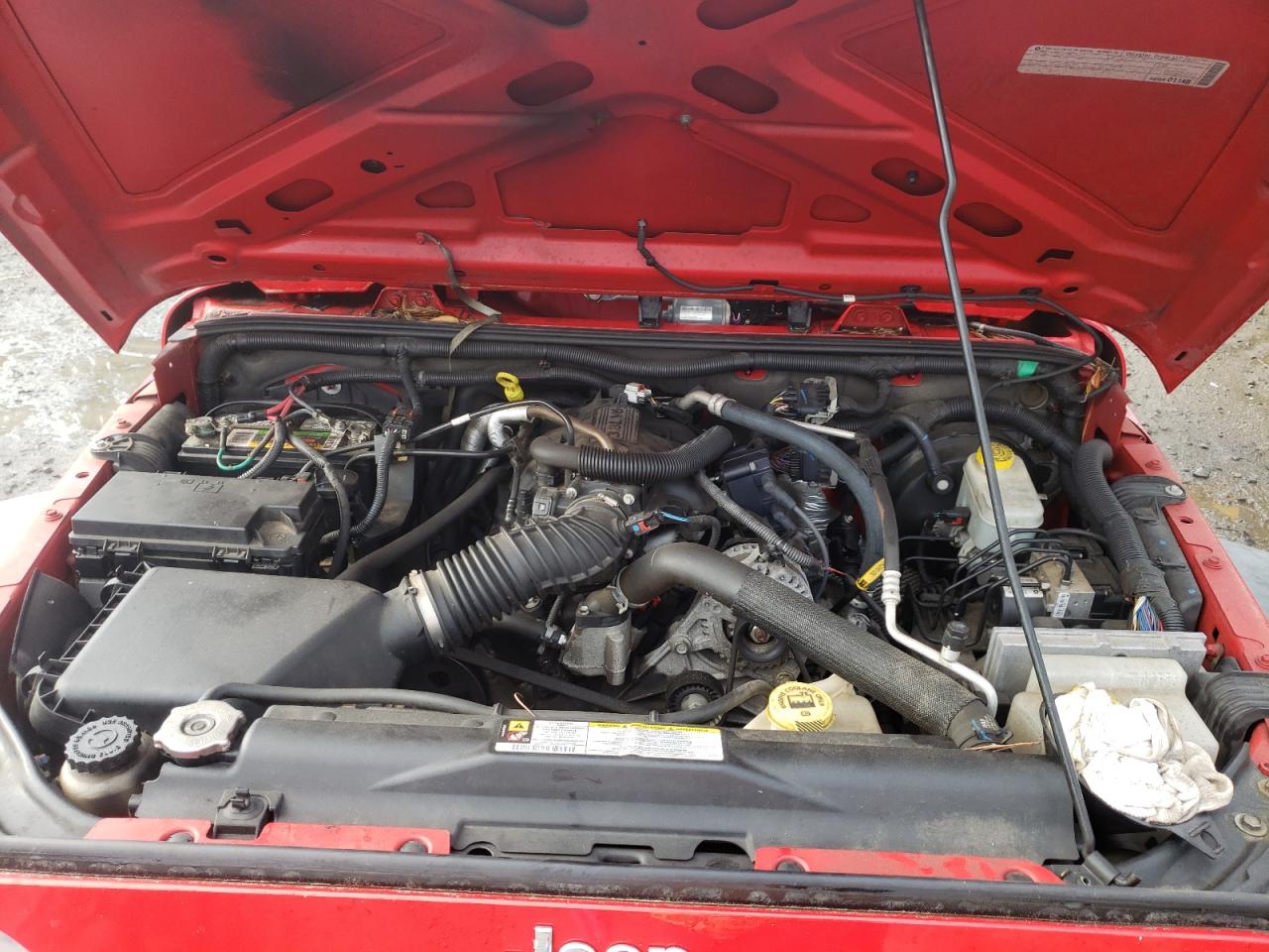 Photo 7 from auction – 2010 JEEP WRANGLER S with VIN 1J4AA2D17AL199381