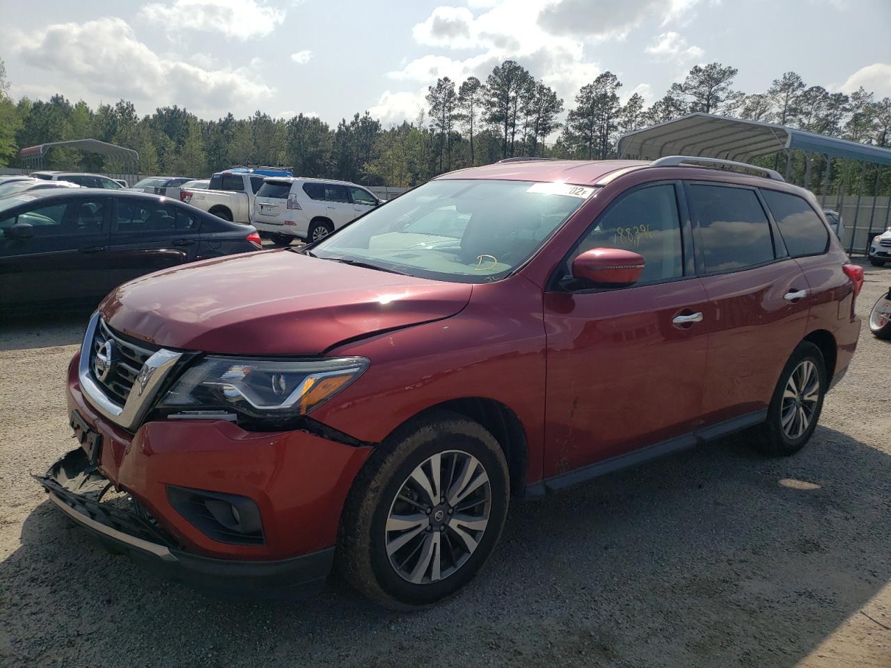 Photo 2 from auction – 2017 NISSAN PATHFINDER with VIN 5N1DR2MN7HC670322