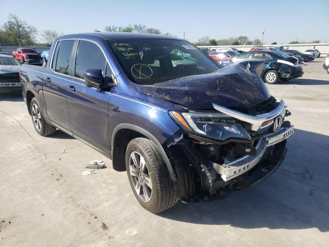 HONDA RIDGELINE 2019 with VIN 5FPYK2F61KB005806 - Photo from auction