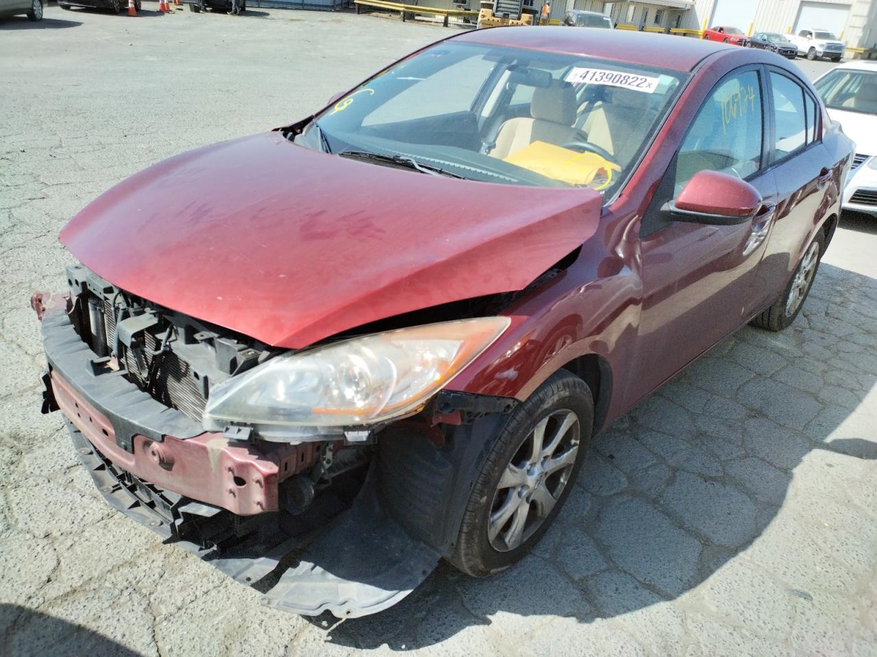 Photo 2 from auction – 2010 MAZDA 3 I with VIN JM1BL1SF2A1209520