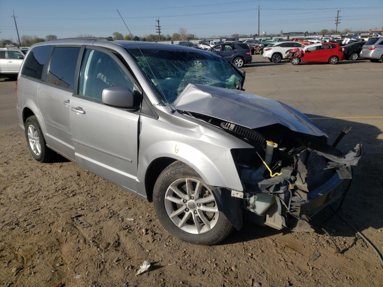 DODGE GRAND CARA 2014 with VIN 2C4RDGCG7ER321687 - Photo from auction