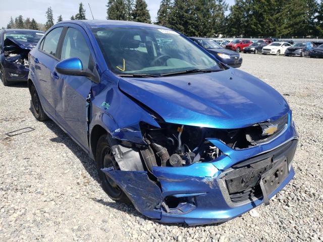 CHEVROLET SONIC LS 2017 with VIN 1G1JB5SGXH4115854 - Photo from auction