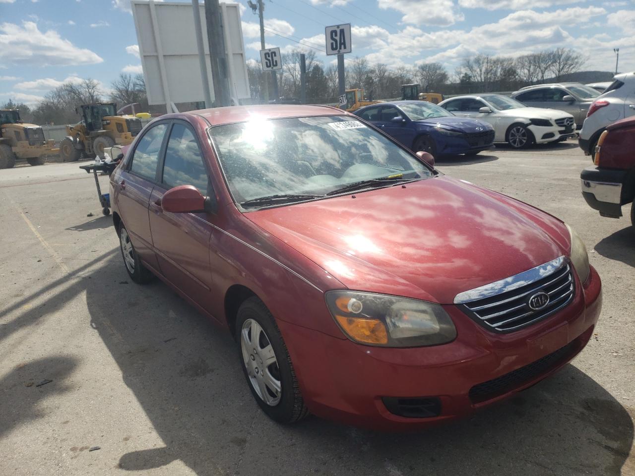 Photo 1 from auction – 2009 KIA SPECTRA EX with VIN KNAFE222195642777
