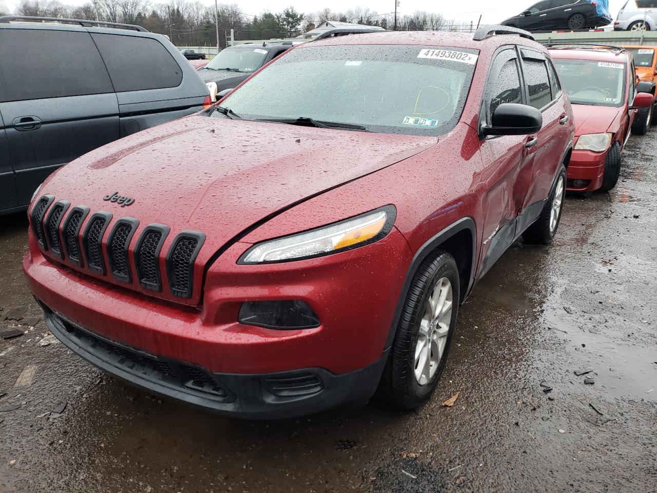 Photo 2 from auction – 2017 JEEP CHEROKEE S with VIN 1C4PJLAB2HW502658