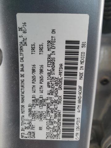 Photo 10 from auction – 2016 TOYOTA TACOMA DOU with VIN 3TMCZ5AN2GM018047